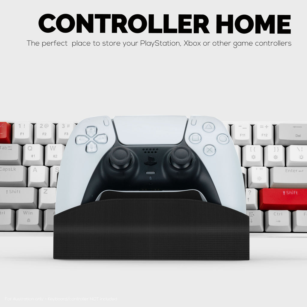 Keyboard Stand & Game Controller Holder Stand For Desktops, Reduce Clutter, Organize Your Desk, Designed for all Sizes Keyboards & All Types of Gamepads (DK04)