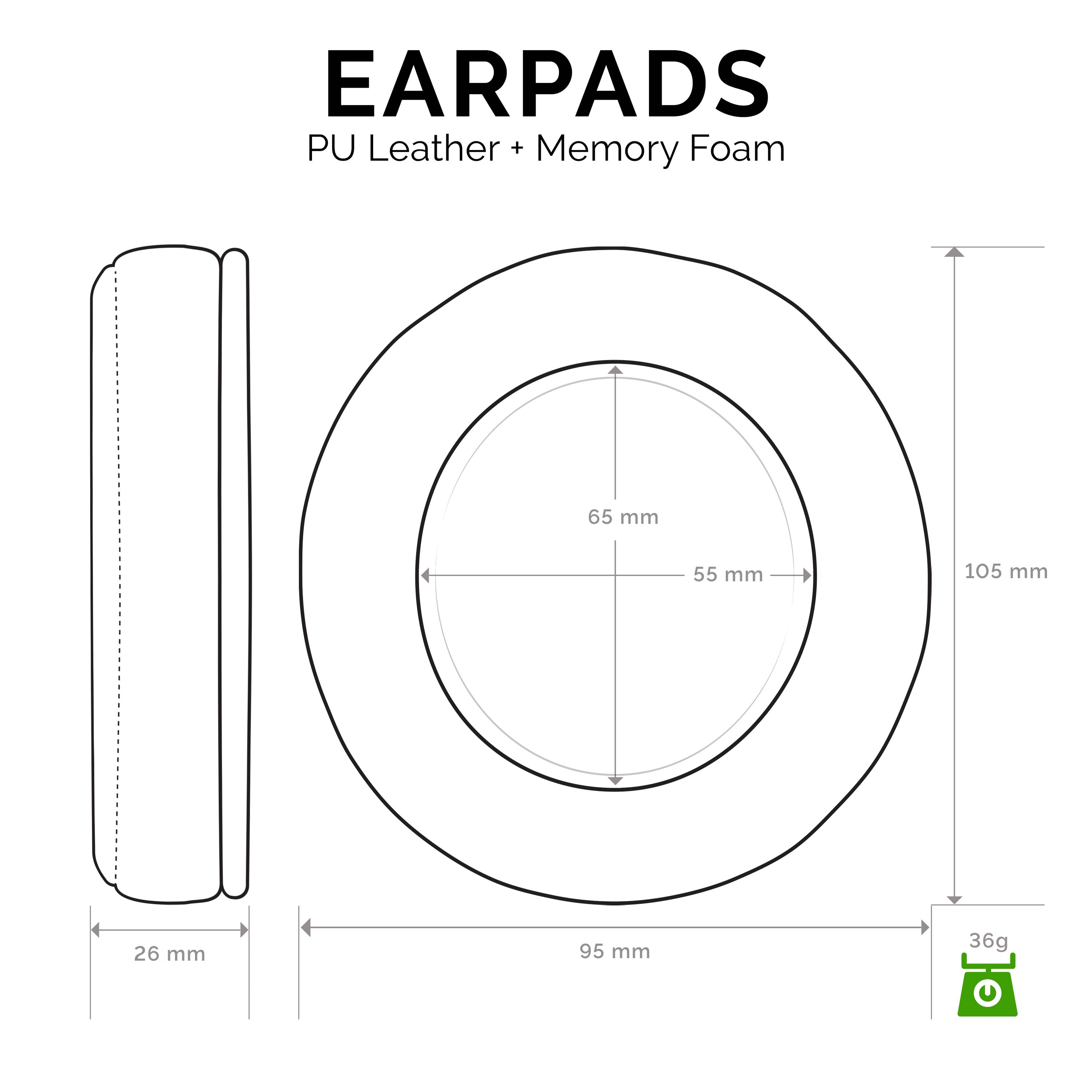 Razer Kraken Replacement Upgraded Premium Earpads
