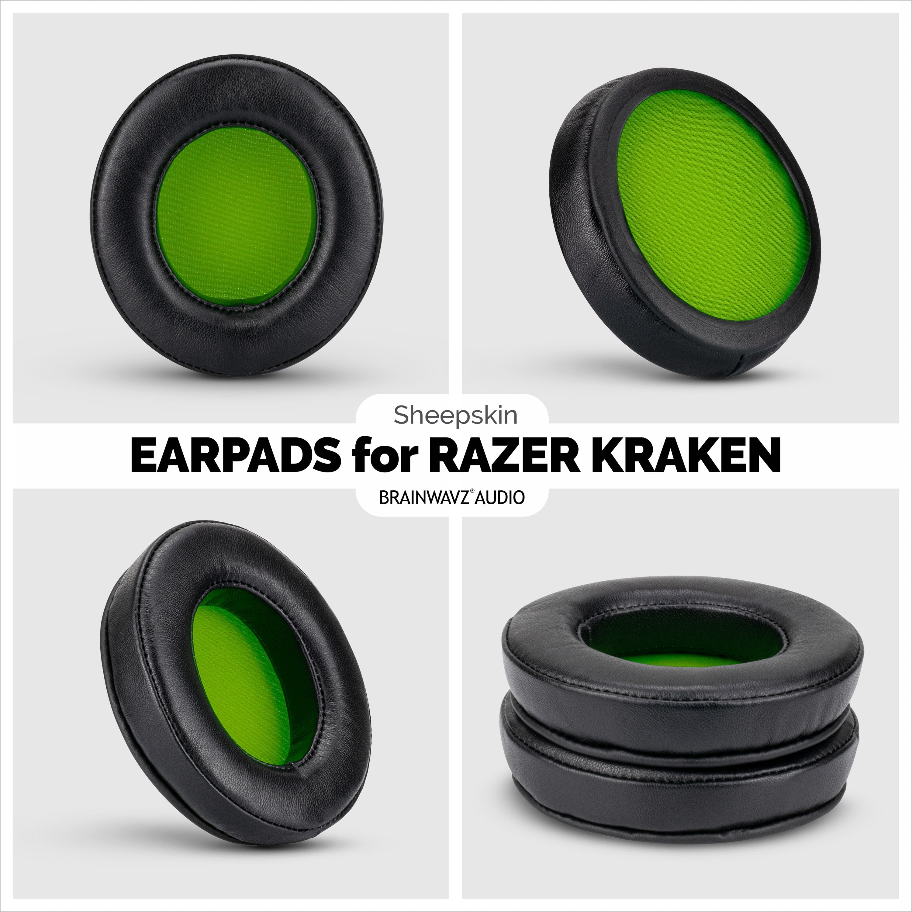 Razer Kraken Sheepskin Leather Replacement Earpads