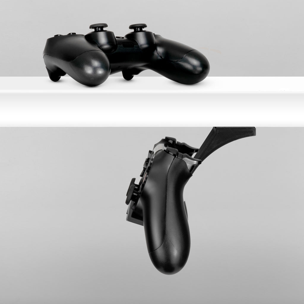 Under Desk Game Controller Holder Hanger - For PlayStation PS4 Controllers