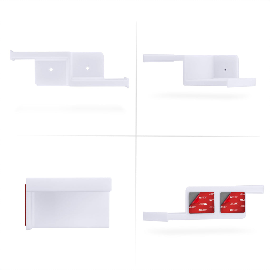 Drill Free Small Wall Mount Shelf For Security Cameras, Baby Monitors, Speakers, Routers, Plants & More, Strong Adhesive
