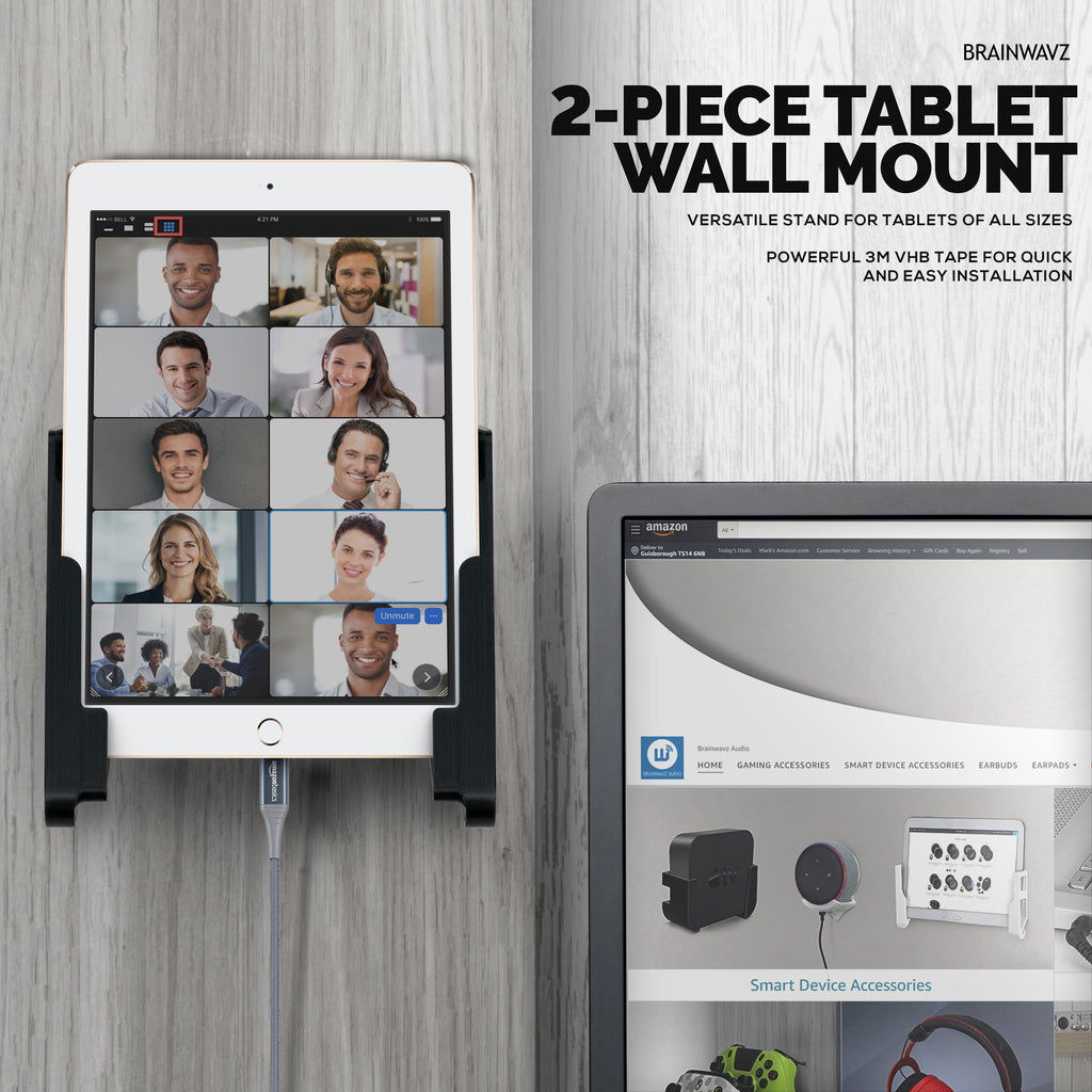 Universal Wall Mounted iPad and Android Tablet Stand Hanger Holder - TWM02