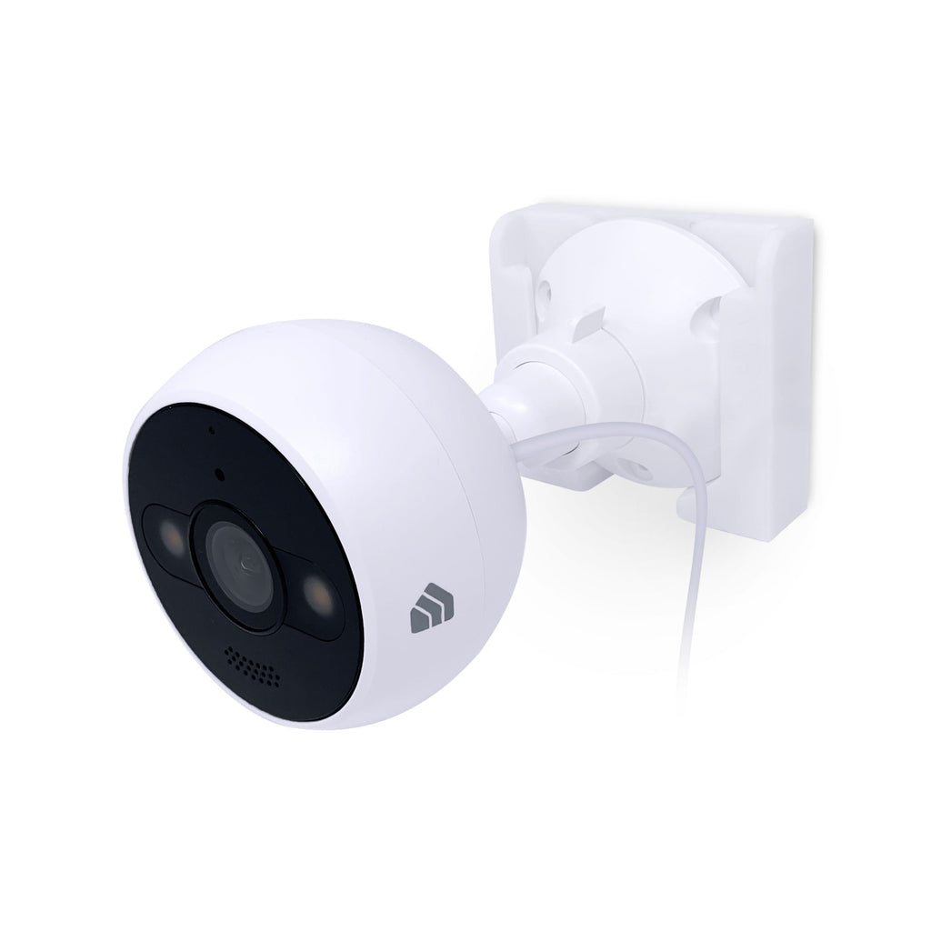 Screwless Wall Mount For TP-Link Kasa KC420WS Camera - Strong VHB Stick On Adhesive, Easy To Install, No Mess, Reduce Blind Spots & Better Viewing, Bracket Holder Shelf