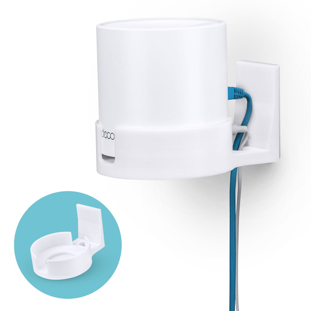 TP-Link Deco X15, X20, X50, X55 & X60 Adhesive Wall Mount Holder - Easy To Install