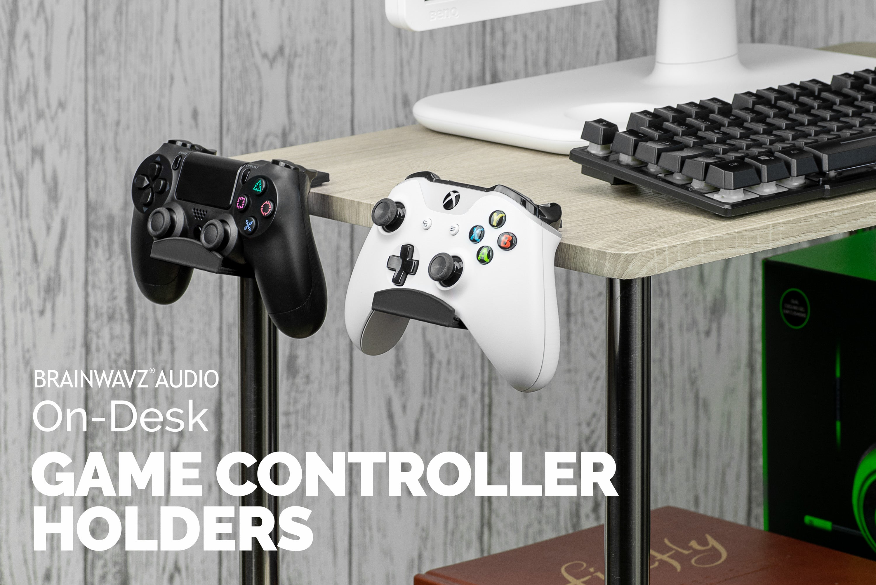 Game Controller Desktop Holder Hanger Mount for XBox, Playstation, Switch & More (UGC3)