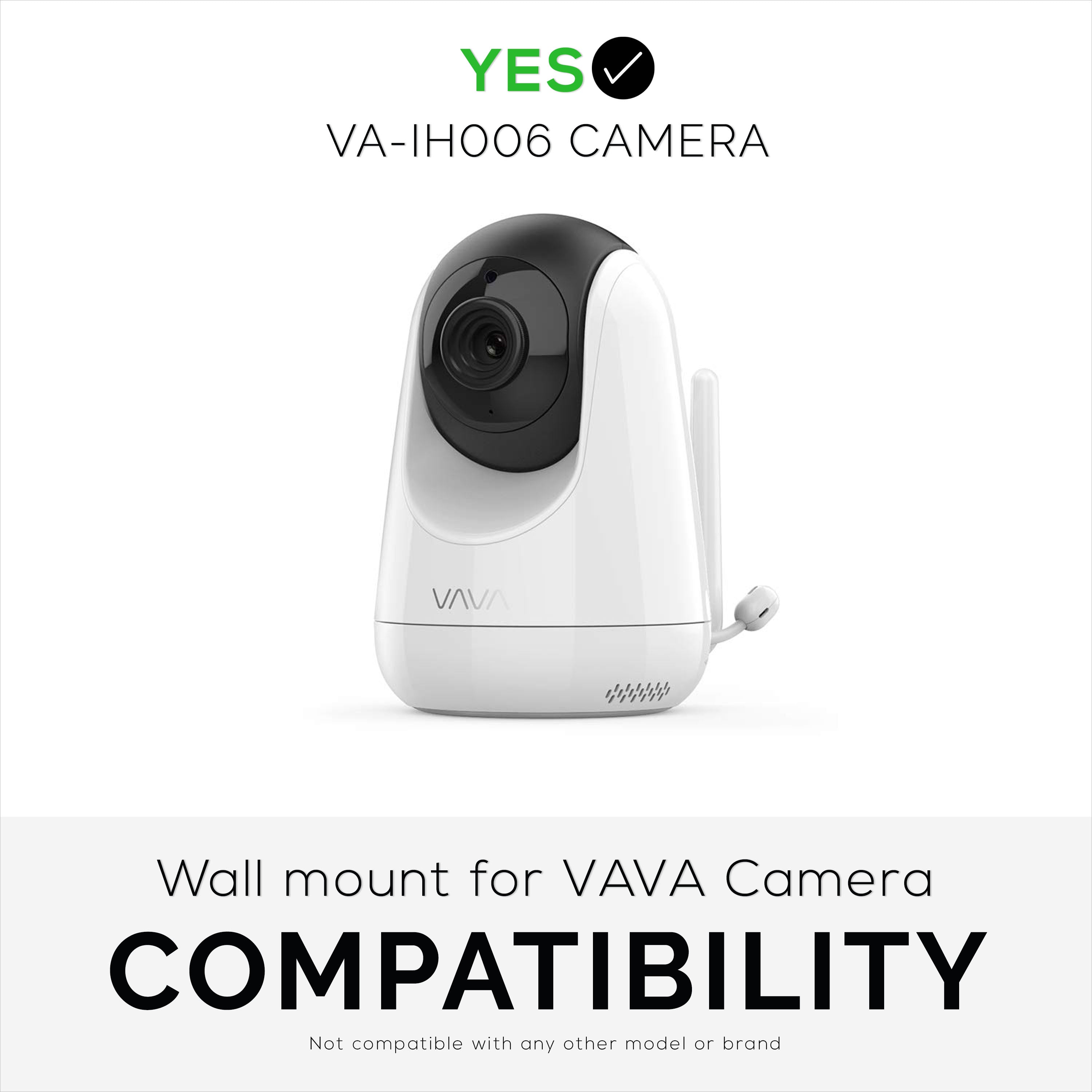 VAVA VA-IH006 Stick On Wall Mount Holder - Easy to Install, No Screws or Mess